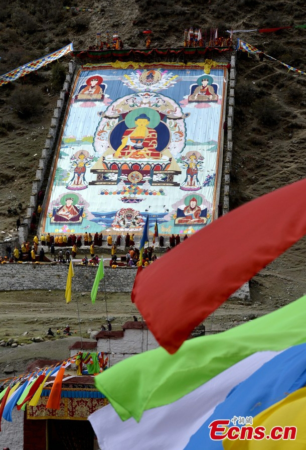 Thangka Festival held in Tibet