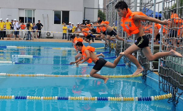 Mariner skill competition held in Zhejiang