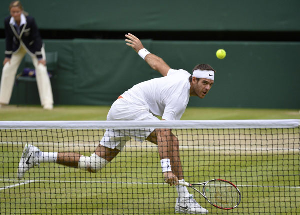 Juan Martin del Potro's quarter-final Wimbledon