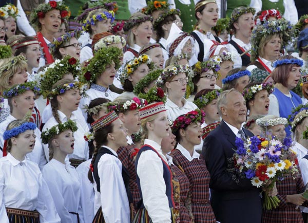 Latvian Nationwide Song and Dance Celebration gala show