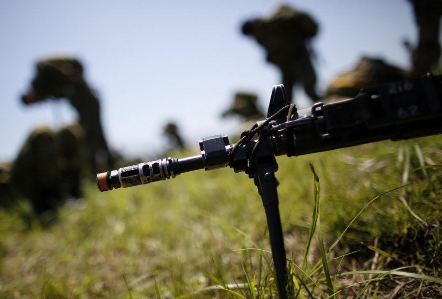 Japanese Ground SDF holds military drills in W Tokyo