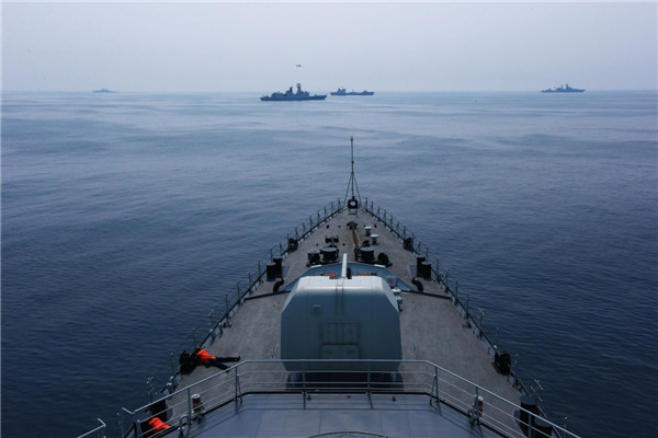 China-Russia sea drill blasts off