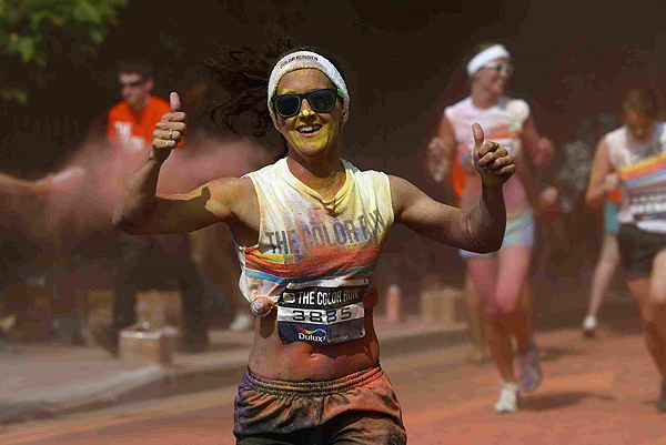 Color Run in London promotes healthy living