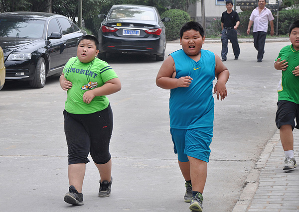 Summer camp tackles child obesity in China