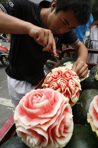 Watermelon art