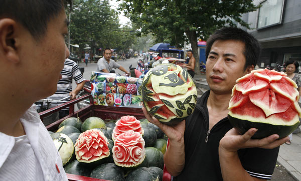 Watermelon art