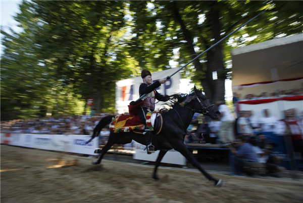 Alka competition in southern Croatia