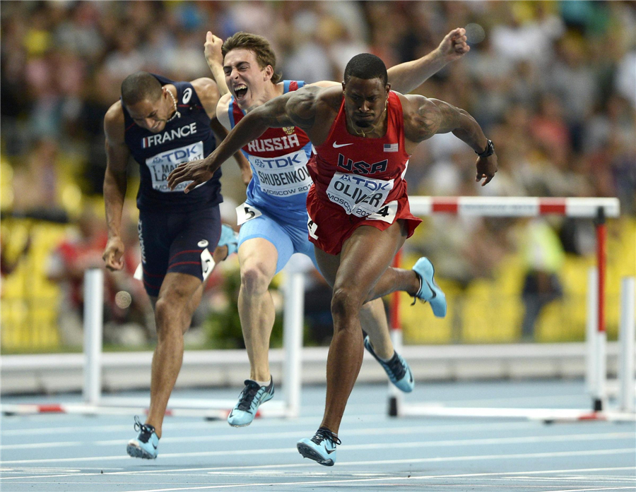 Faces of triumph and defeat at athletics worlds