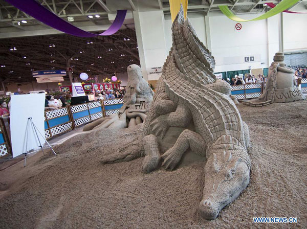 4th Intl Sand Sculpting Exhibition held in Canada