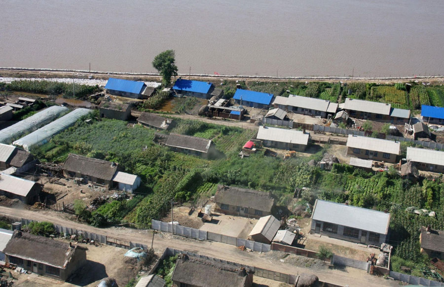 Relief efforts for flood area in NE China