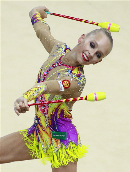 Gymnasts find their rhythm