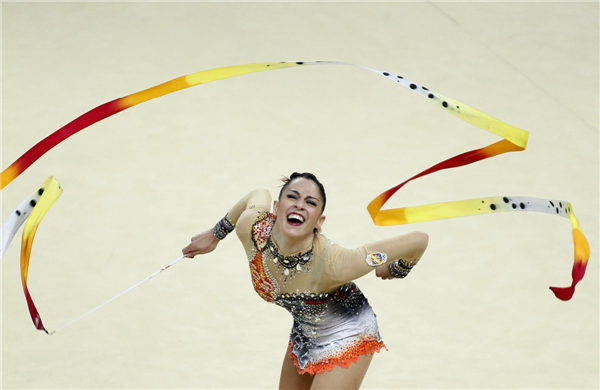 Gymnasts find their rhythm