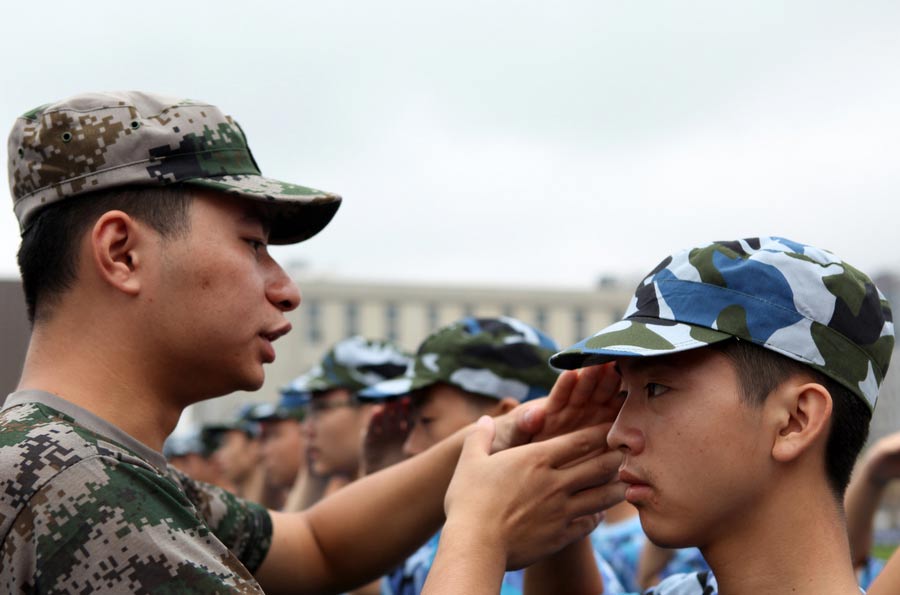 Students face new term and military training