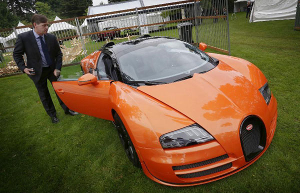 Luxury car show in Vancouver