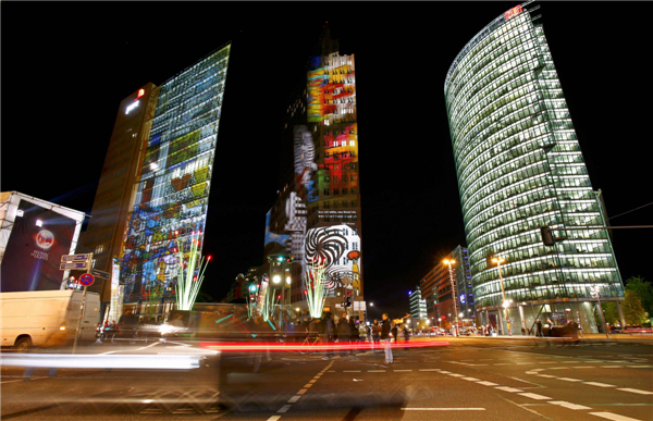 'Festival of Light' show in Berlin