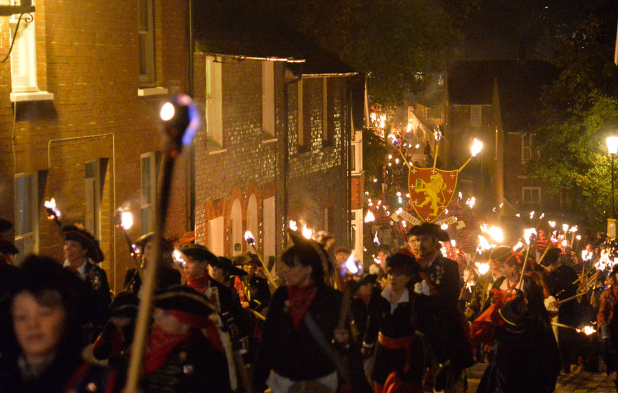 Bonfire night celebrations in England