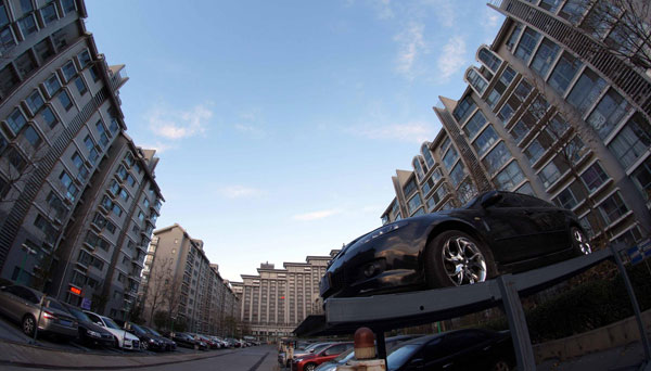 Epic shortage of parking in Beijing