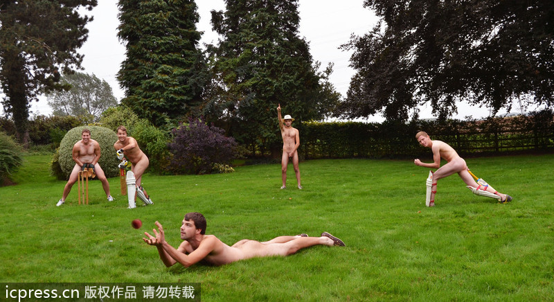 Young Farmers strip down for charity