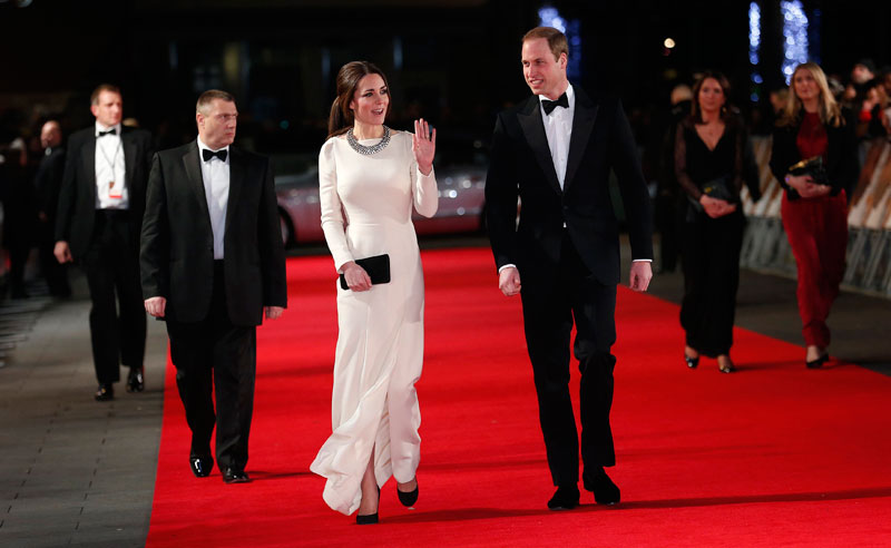 Prince William and Kate attend film premiere in UK