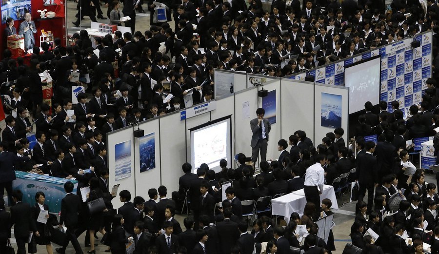 Job fair in Tokyo