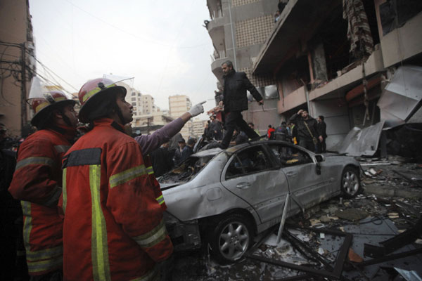 Car bomb kills 4 in Lebanon