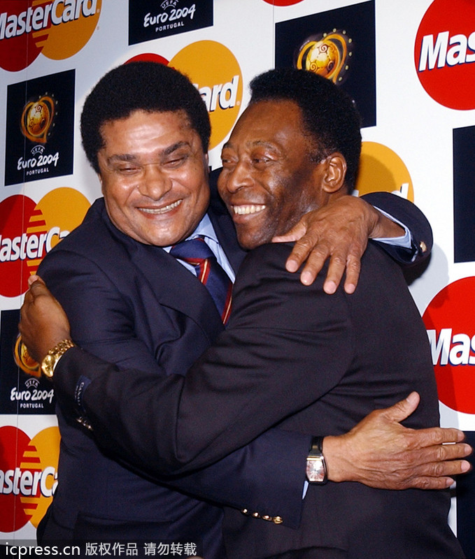 Eusebio and Pele