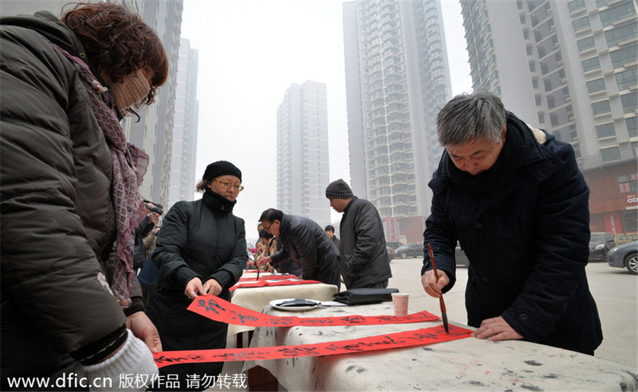 Spring Festival preparations across China