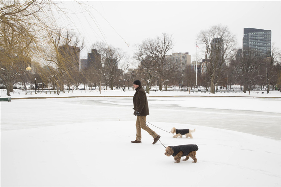 Bitter cold lingers as NE US digs out from snow