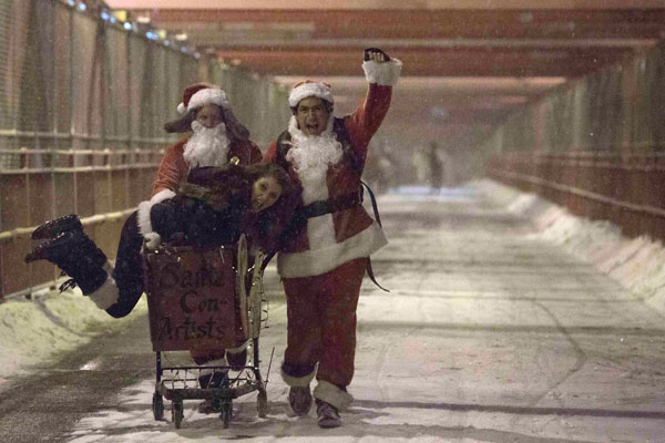 Idiotarod-shopping cart race in New York