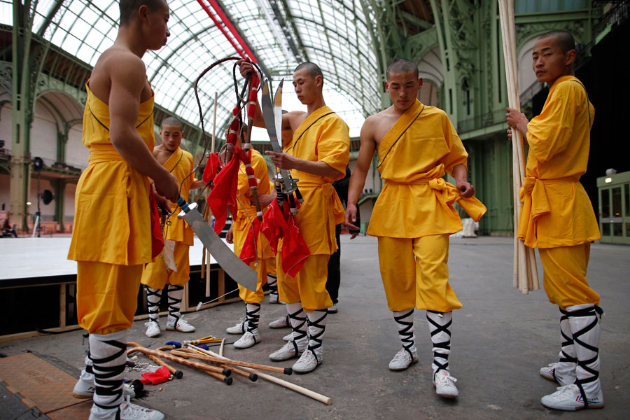 Shaolin Kung fu to mark China-France ties