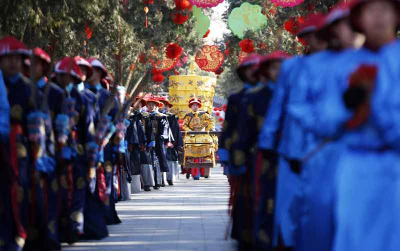 Ancient ceremony re-enacted to pray for good year