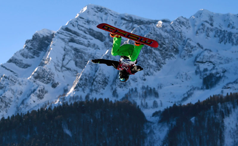 Snowboard slopestyle semi-final at Sochi Olympics