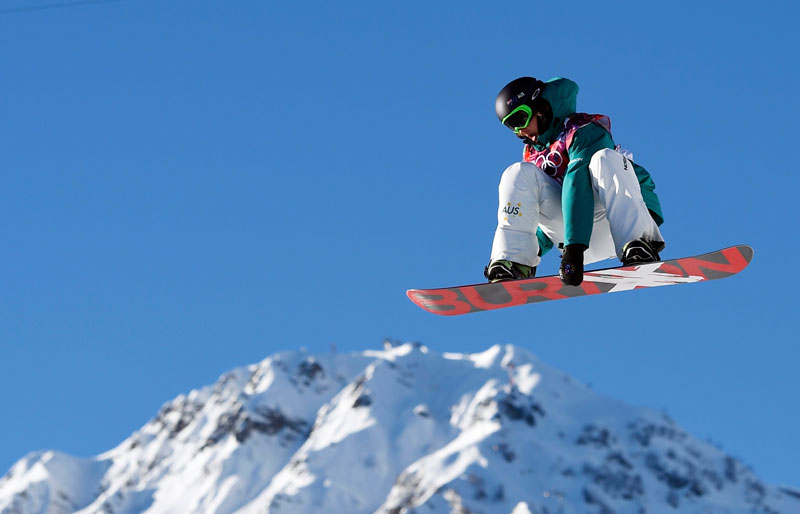 Snowboard slopestyle semi-final at Sochi Olympics