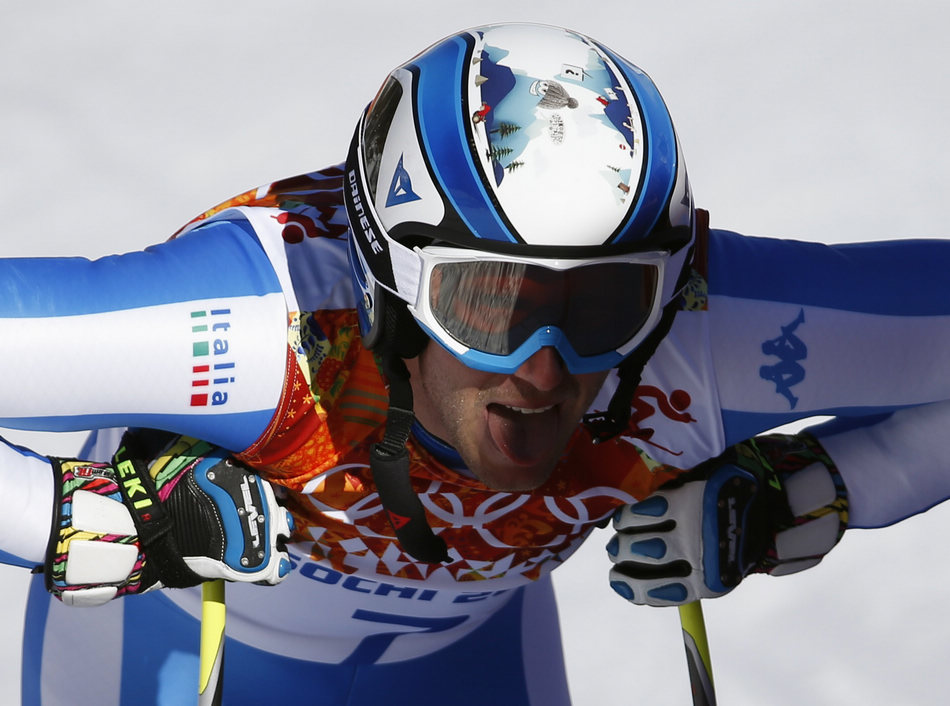 Sochi: Training for alpine skiing downhill