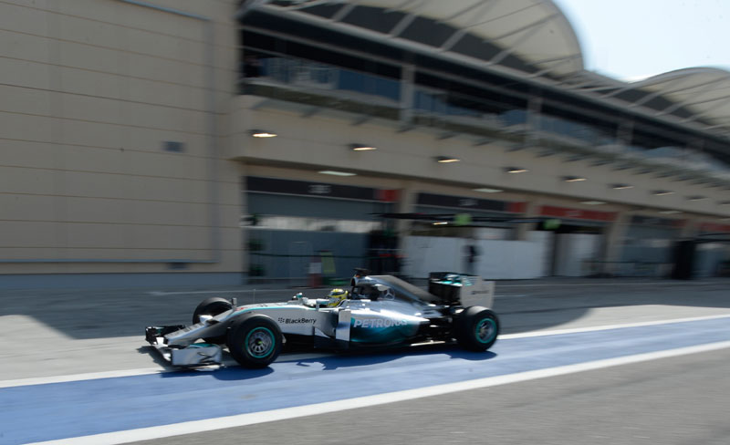 Formula One testing in Bahrain