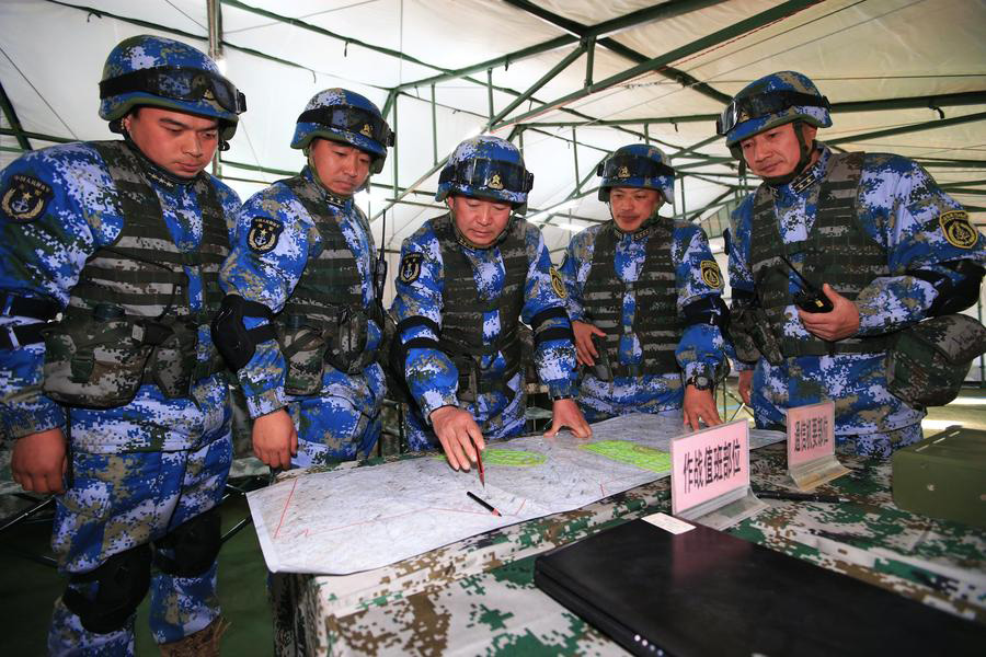 Chinese marine corps conclude cold weather drill