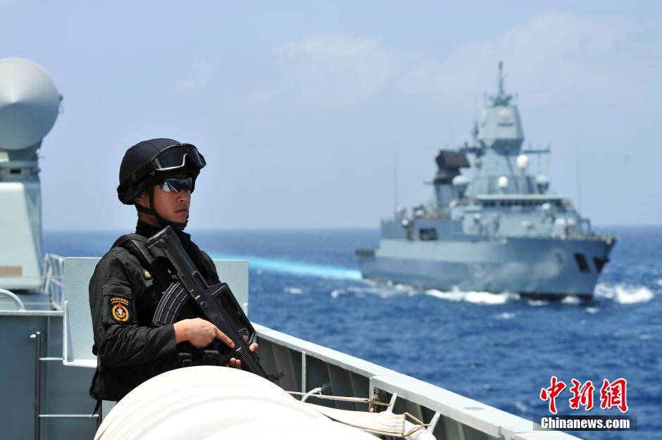 China, EU fleets hold joint anti-piracy drills