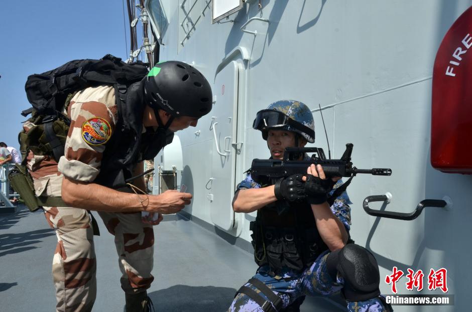 China, EU fleets hold joint anti-piracy drills