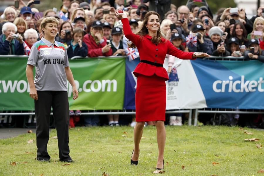 Prince William, Kate attend cricket promotional event