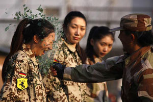 Tough training at Beijing bodyguard camp