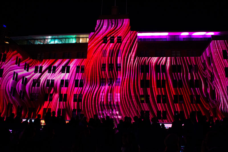 Sydney vivid in light and music