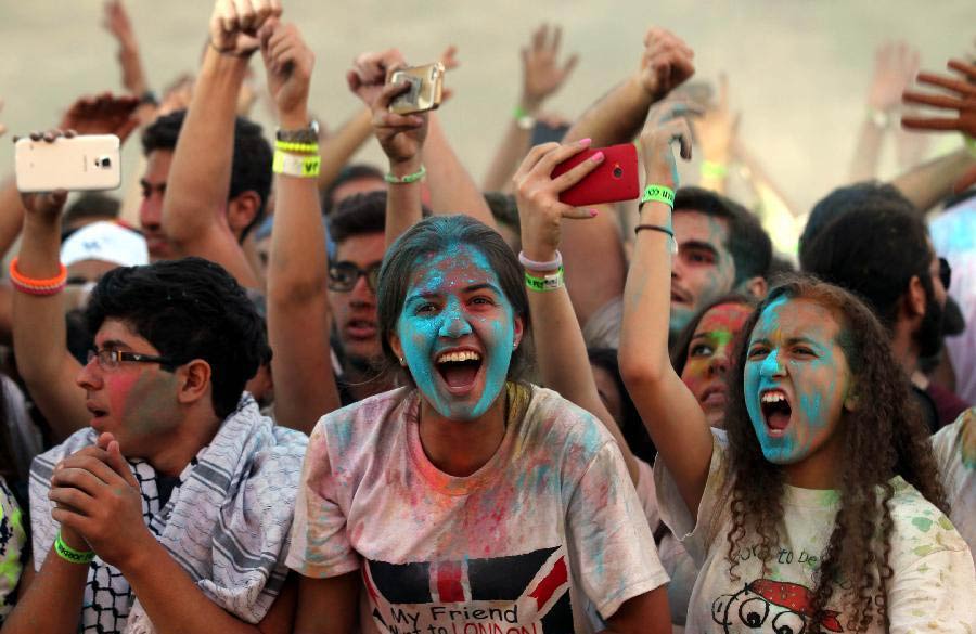 Intl Color Festival held in Amman, Jordan