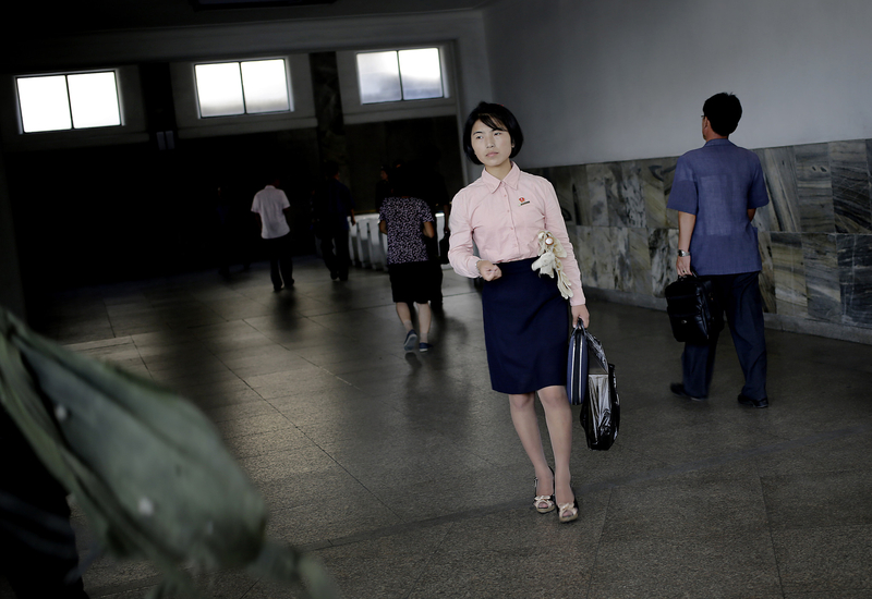 Young people rocking Pyongyang style