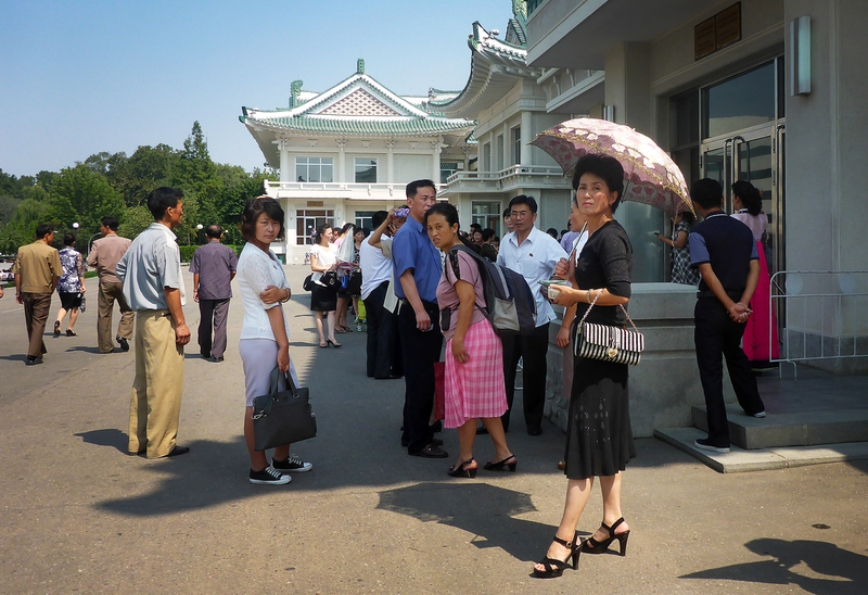 Young people rocking Pyongyang style