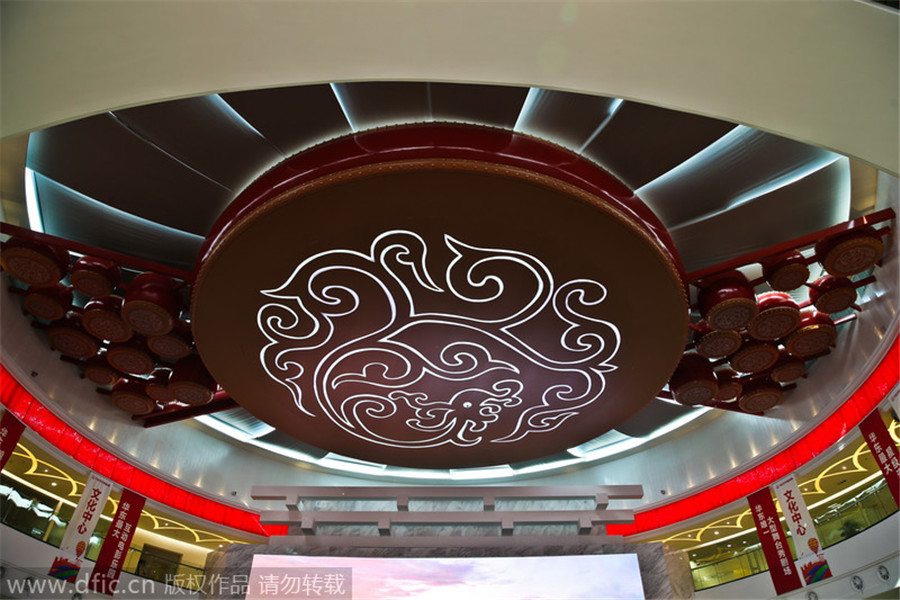 Largest drum-shaped building in Hefei sets Guiness record