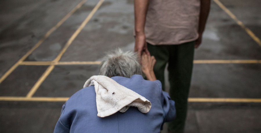 One man's devotion to his stricken wife