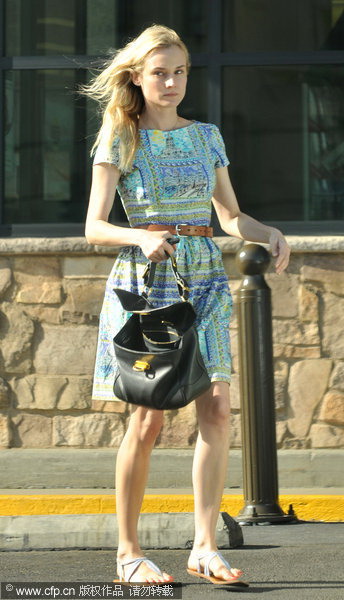 Summer style:geometric pattern dress