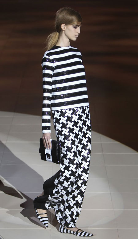 Black, white and printed all over at Fashion Week