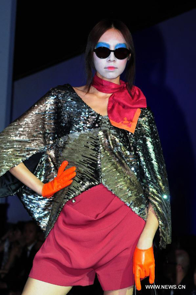 Vivienne Westwood's creation presented in Taipei