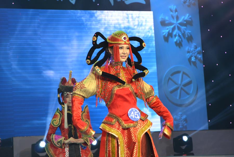 Manzhouli hosts international beauty pageant